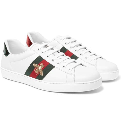 white gucci trainers men's.